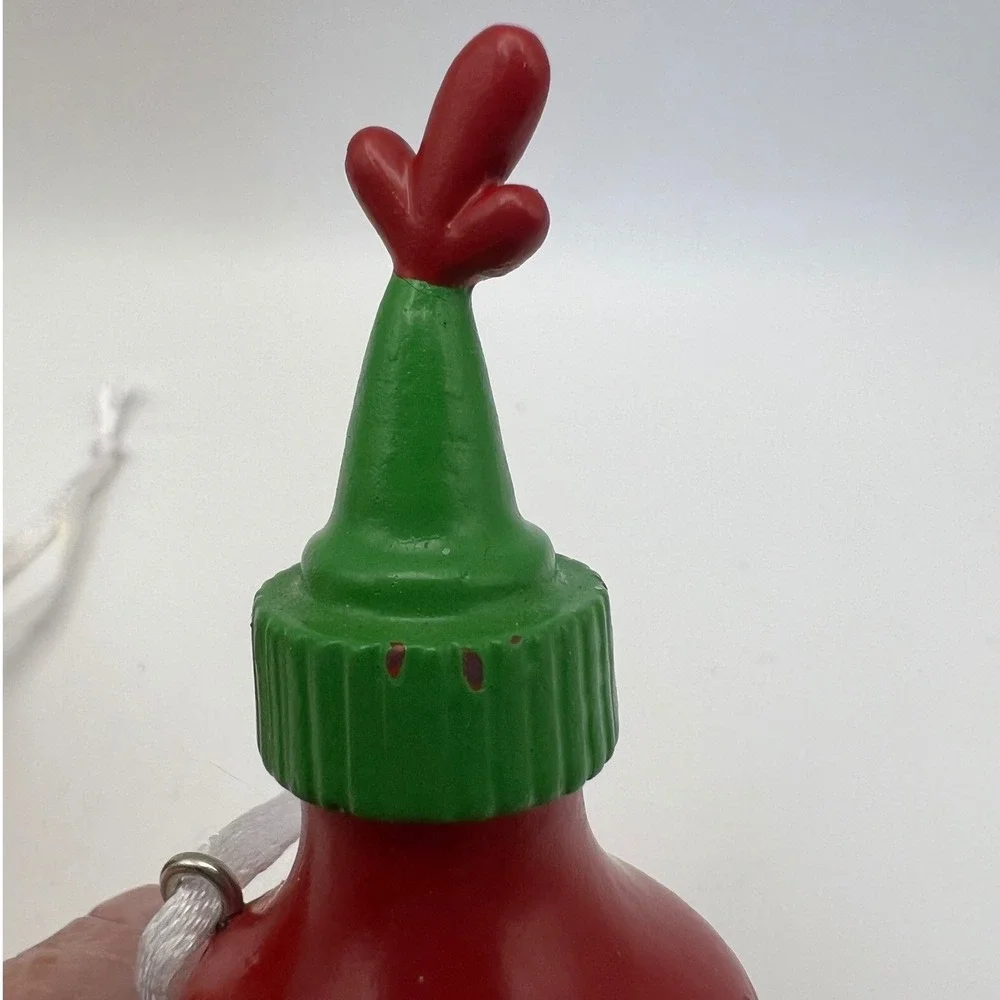 Hallmark Hot Stuff Hot Sauce Christmas Ornament Lot of 2